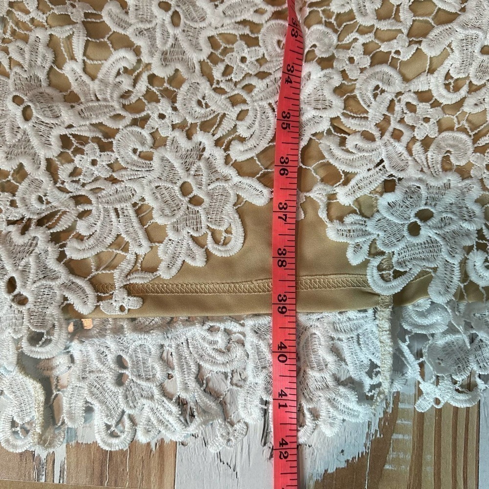 Lulus Keep My Heart White Crochet Lace Formal Dress Size XS - Picture 10 of 13